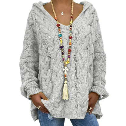 Lola | Kapuzenpullover aus Strukturstrick