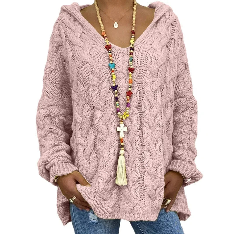 Lola | Kapuzenpullover aus Strukturstrick