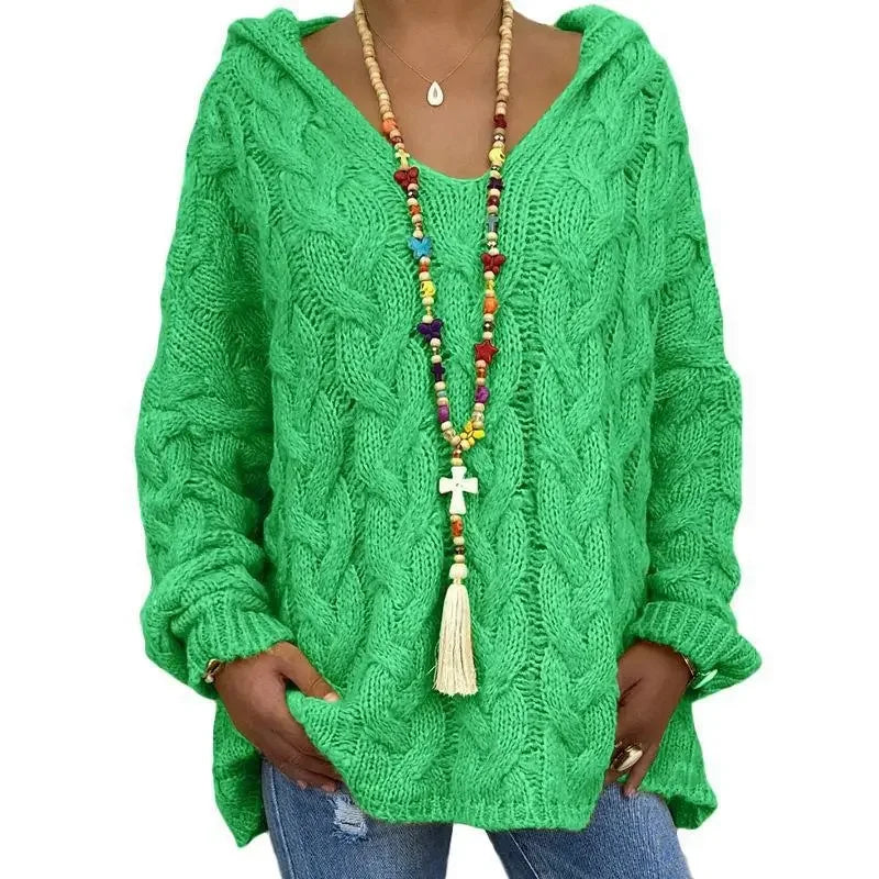 Lola | Kapuzenpullover aus Strukturstrick