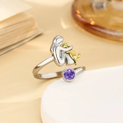Rose™ | Ring mit Hunde-Icon