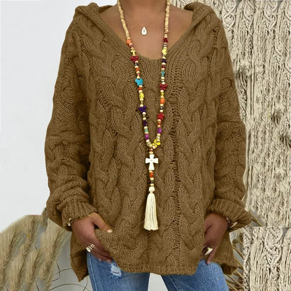 Lola | Kapuzenpullover aus Strukturstrick