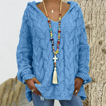 Lola | Kapuzenpullover aus Strukturstrick