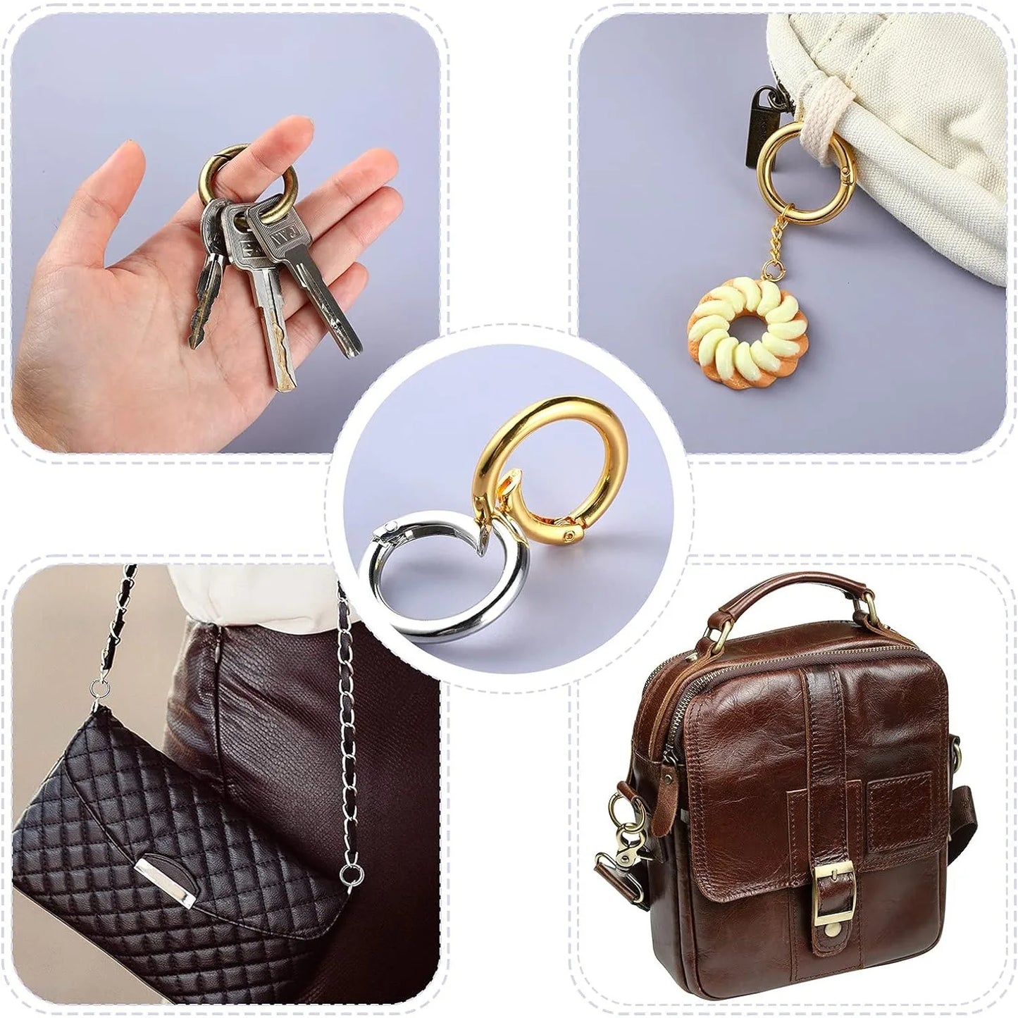 Luxuriöser Premium-Handtaschenclip 