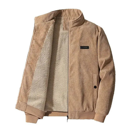 Udo | Cordjacke mit Fleecefutter