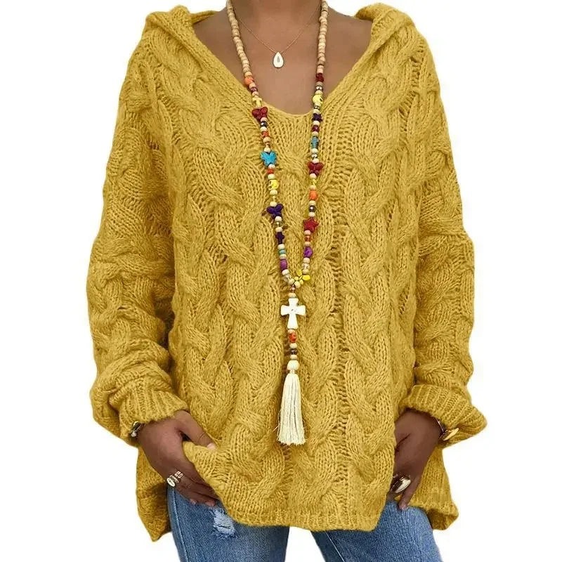 Lola | Kapuzenpullover aus Strukturstrick