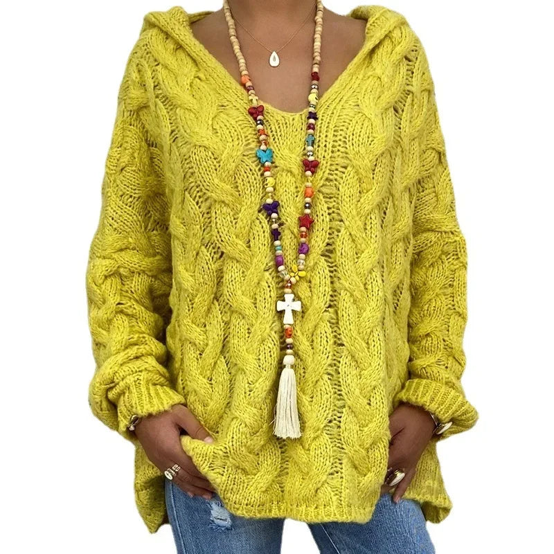 Lola | Kapuzenpullover aus Strukturstrick