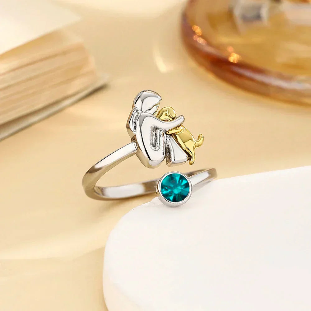 Rose™ | Ring mit Hunde-Icon