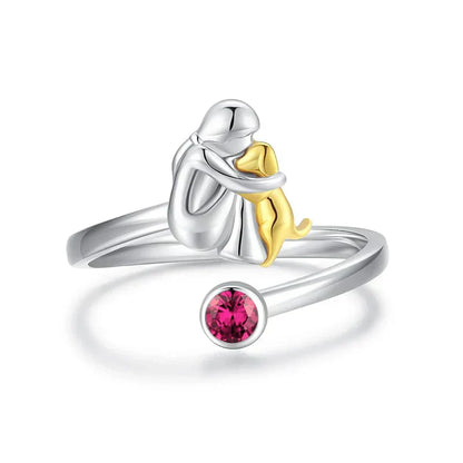 Rose™ | Ring mit Hunde-Icon