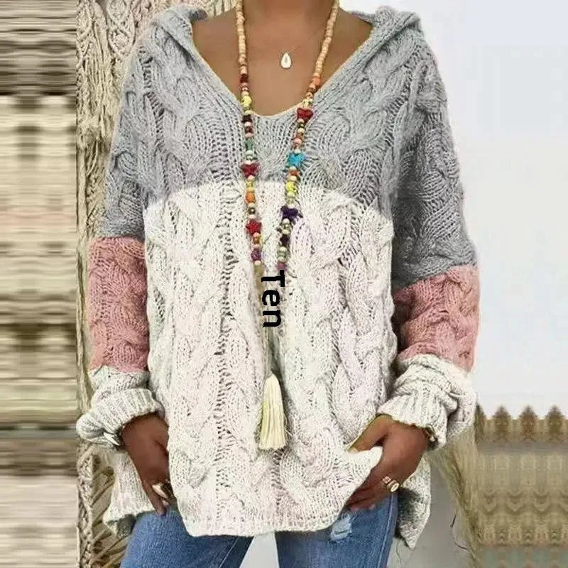 Lola | Kapuzenpullover aus Strukturstrick