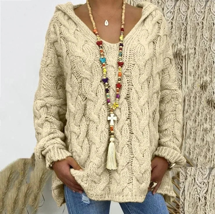 Lola | Kapuzenpullover aus Strukturstrick