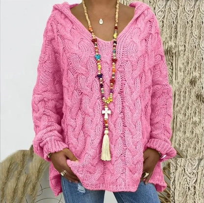 Lola | Kapuzenpullover aus Strukturstrick