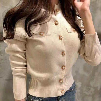 Elise™ | Strickcardigan mit Knöpfen