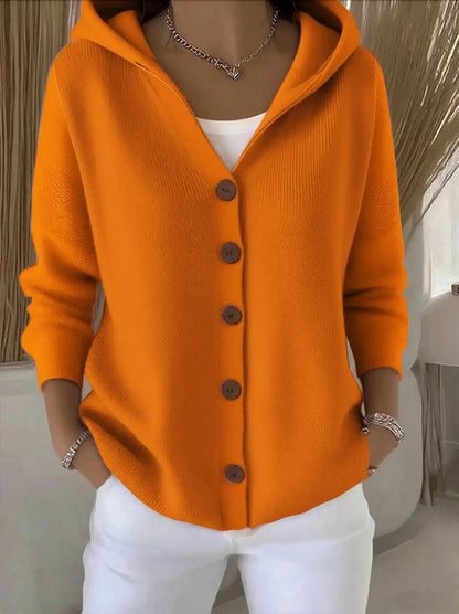 Lina | Cardigan mit Kapuze aus weichem Strick
