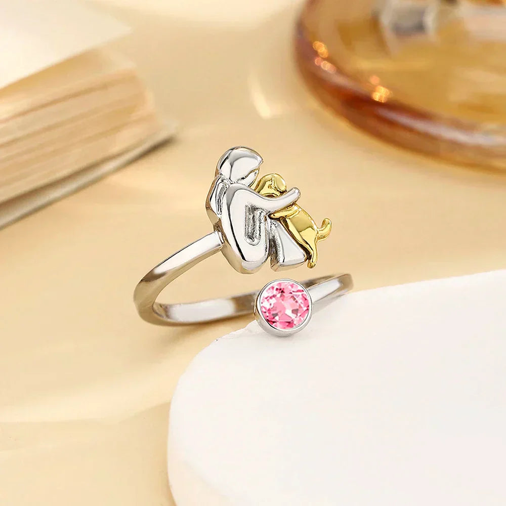 Rose™ | Ring mit Hunde-Icon