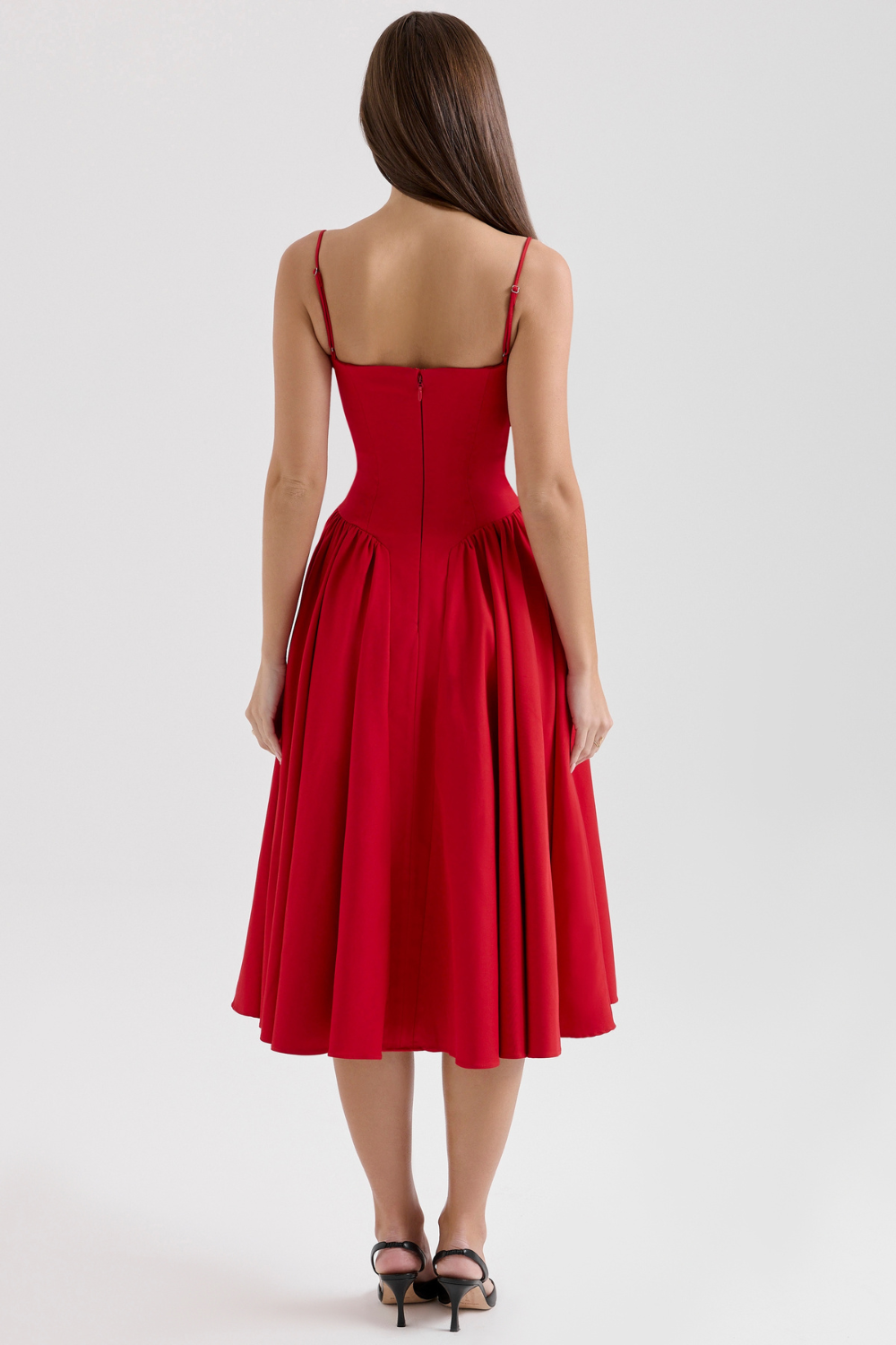 Celine Corset Midi Dress