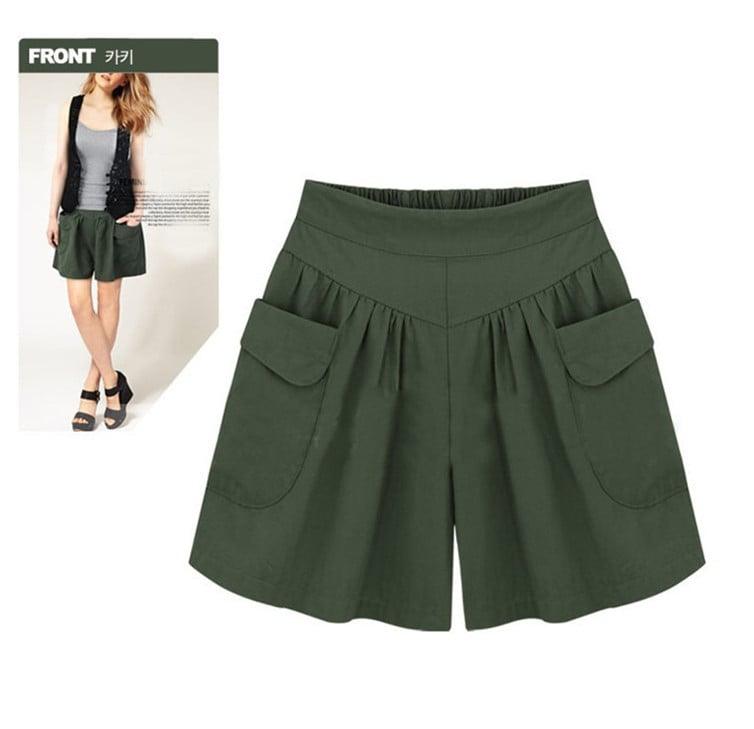 Short de plage avec ceinture élastique