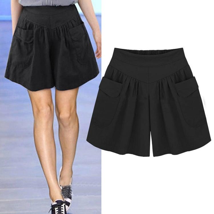 Short de plage avec ceinture élastique