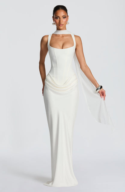 Leonor | Square Neck Maxi Dress