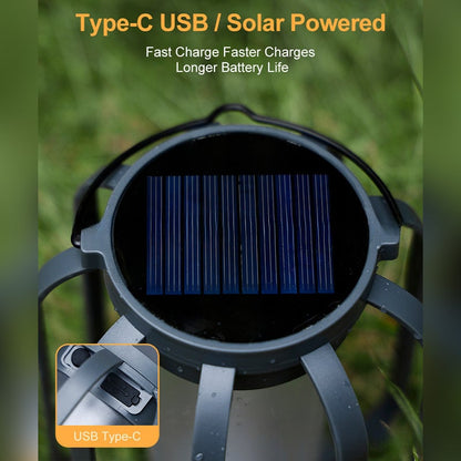 🔥AKTION ZUM LETZTEN TAG - 50 % RABATT 🔥Solarlaterne für den Außenbereich mit 4 Modi