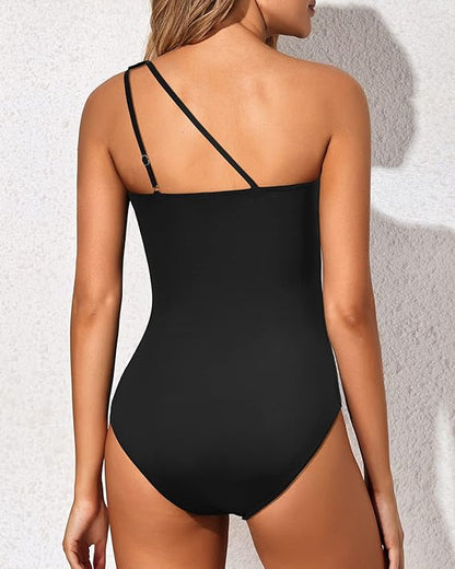 Grace One-Shoulder Sculpt Swimsuit