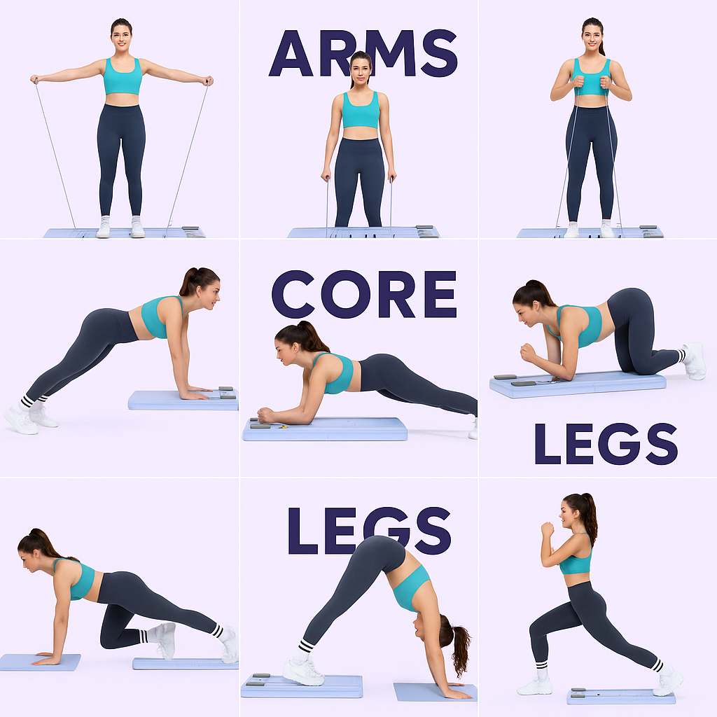 Tragbarer Pilates-Reformer von Zoua