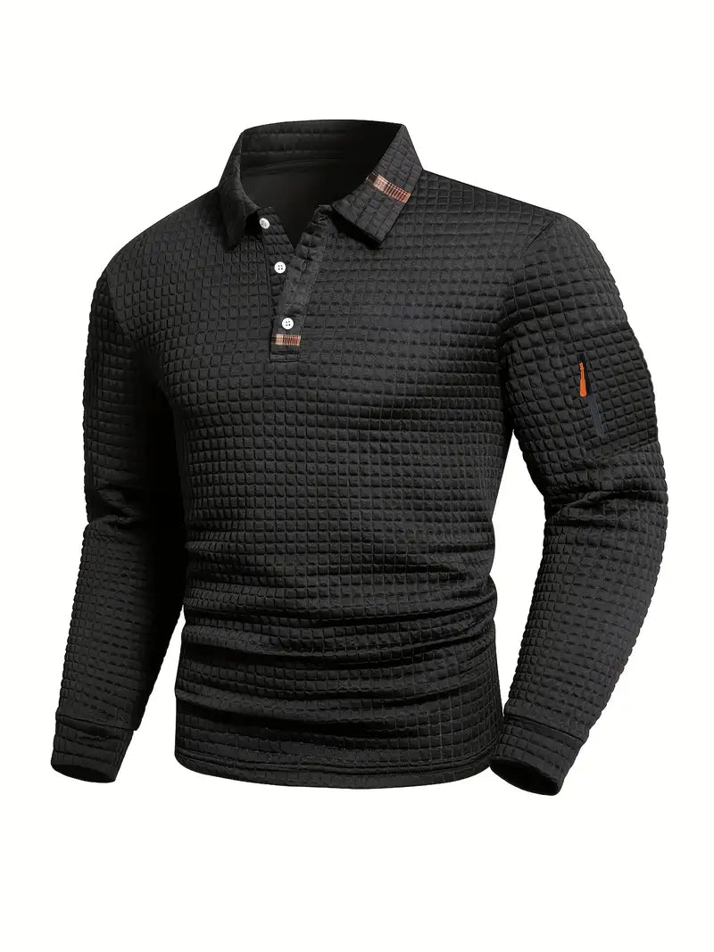 Bruno | Strukturiertes Premium-Polohemd