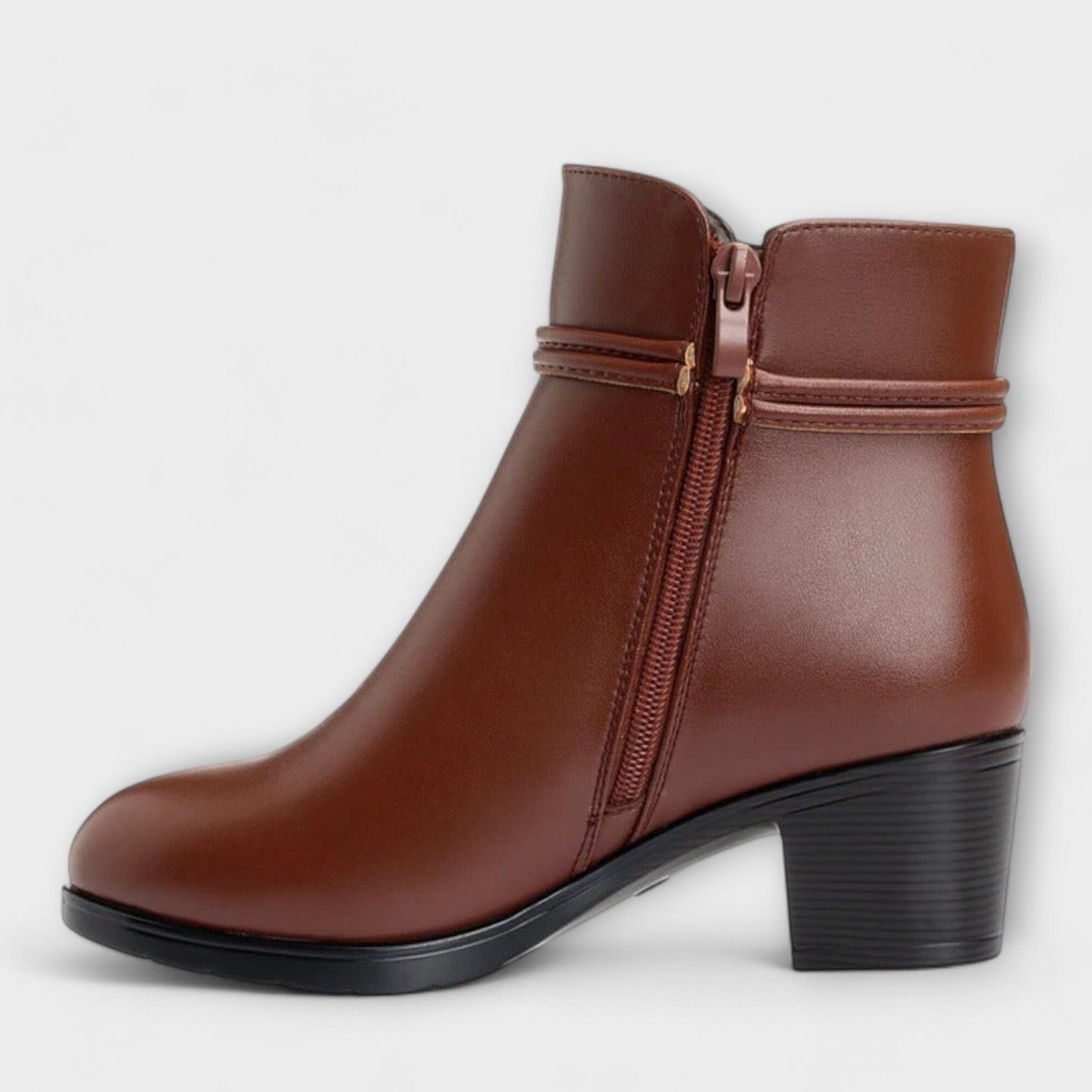 Evelina | Elegante Winterstiefeletten mit Reißverschluss