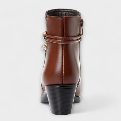 Evelina | Elegante Winterstiefeletten mit Reißverschluss