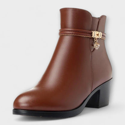 Evelina | Elegante Winterstiefeletten mit Reißverschluss