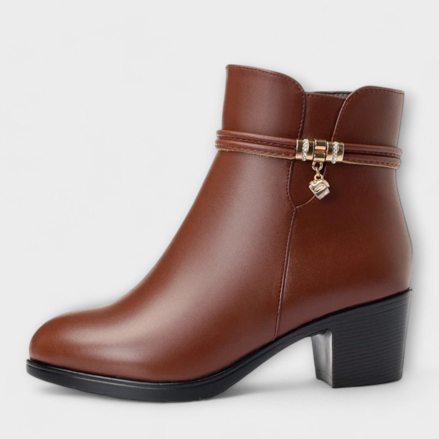 Evelina | Elegante Winterstiefeletten mit Reißverschluss