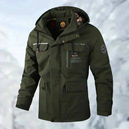 DAVID™ | Wasserdichte Herren Outdoorjacke für Herbst &amp; Winter