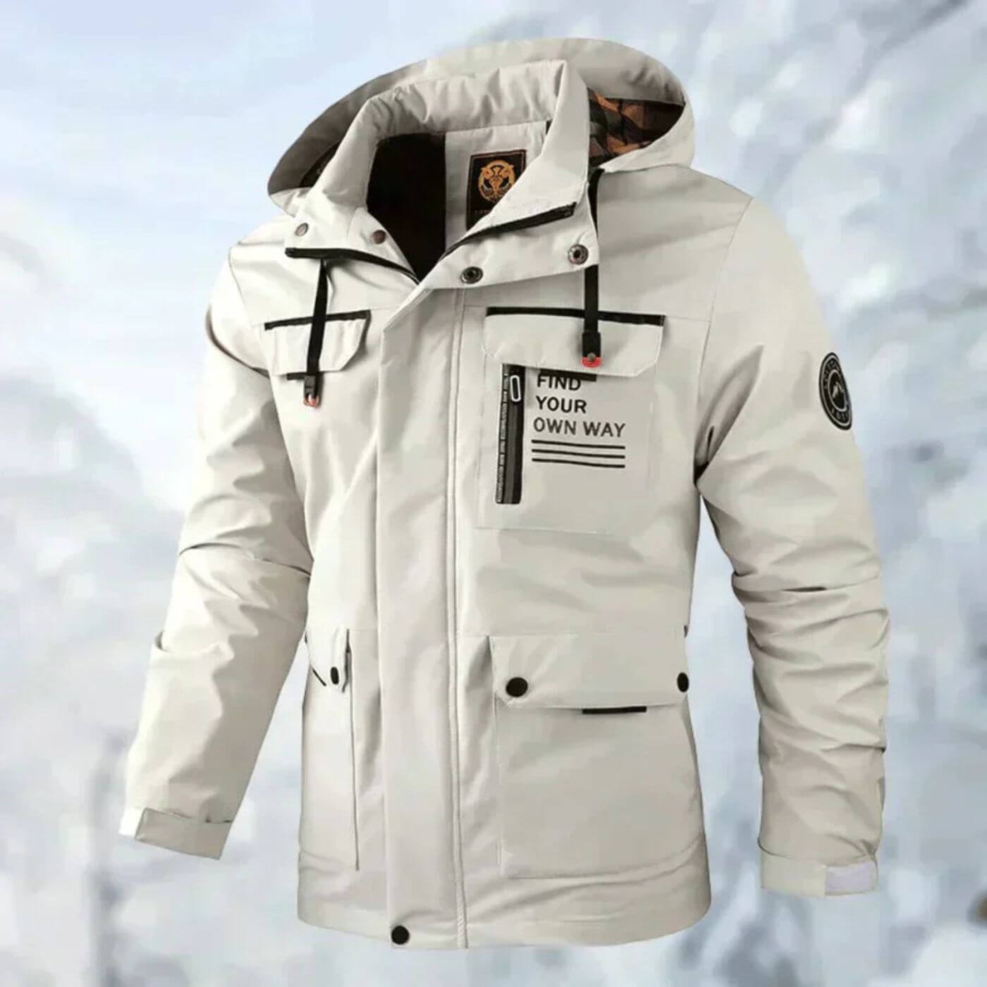 DAVID™ | Wasserdichte Herren Outdoorjacke für Herbst &amp; Winter