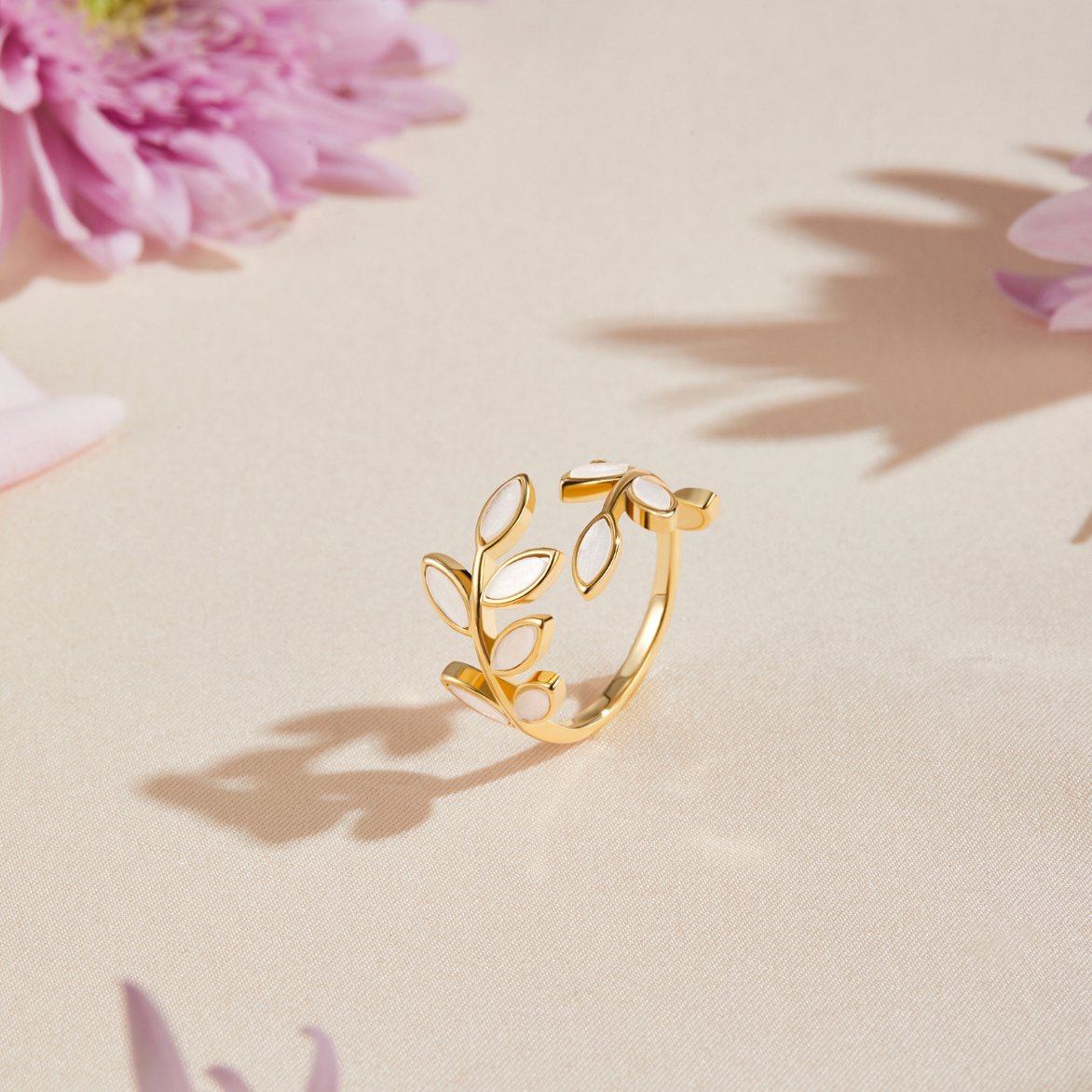 Vergoldeter Ring 