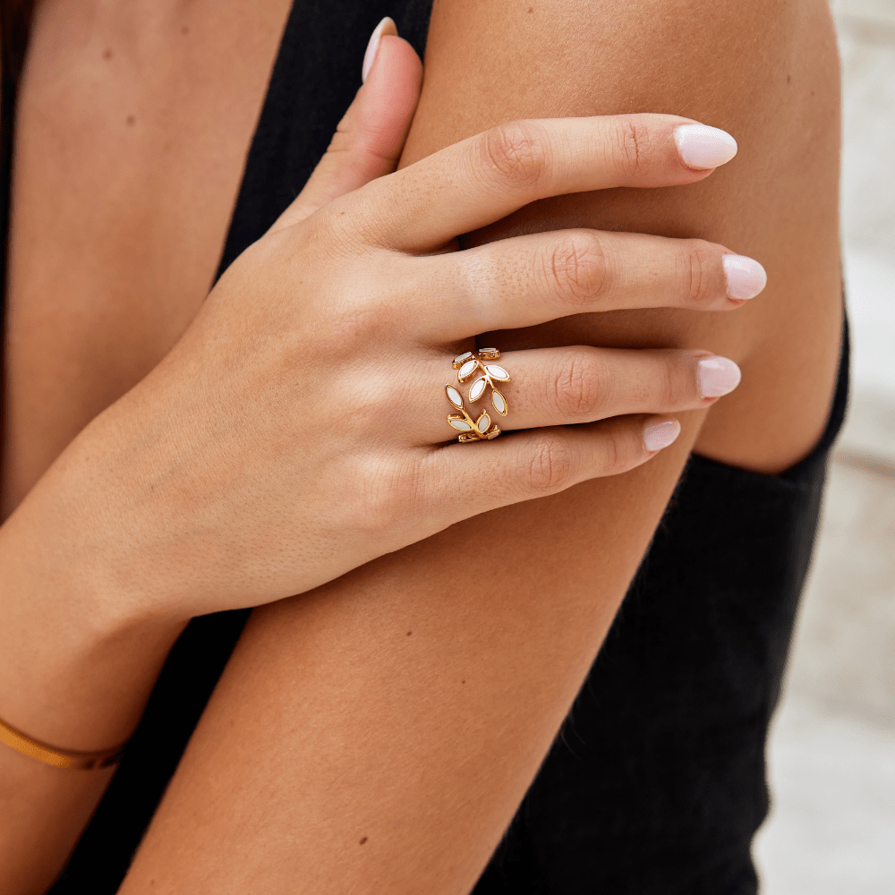 Vergoldeter Ring 