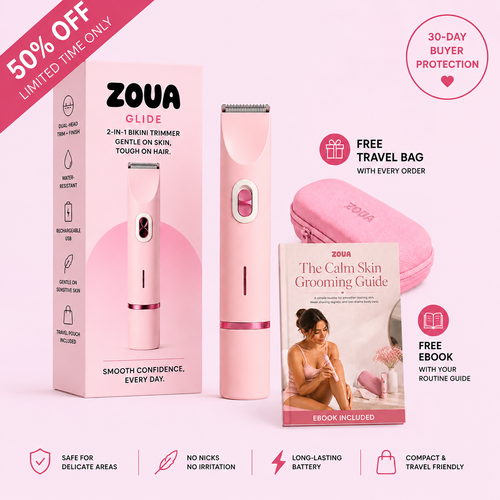Zoua Glide | Doux pour la peau. Redoutable contre les poils.