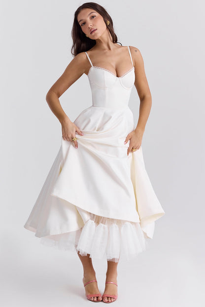 Cindy Tulle Midi Dress