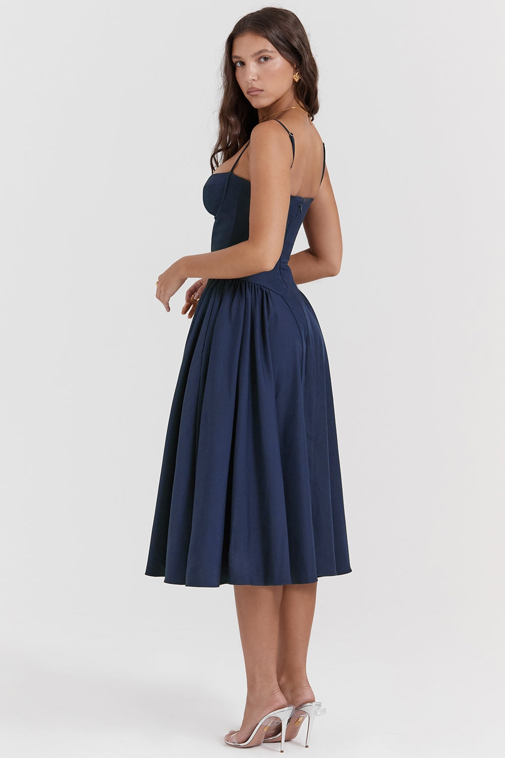 Celine Corset Midi Dress