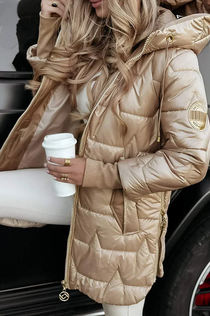 Kate™ | Eleganter Wintermantel mit Kapuze