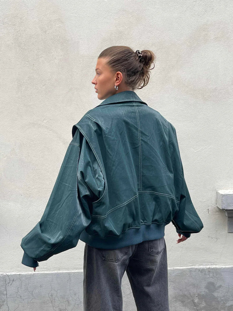 Maria Oversized Contrast Jacket
