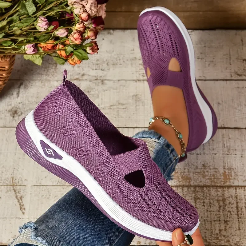 Baskets orthopédiques respirantes pour femme, idéales au quotidien 