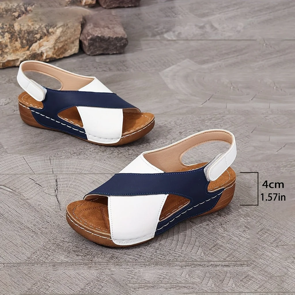 🔥 Ultrabequeme orthopädische Sandalen mit schrägem Absatz
