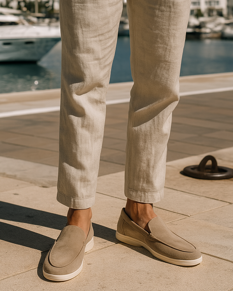 Marbella Old Money Wildleder-Loafer