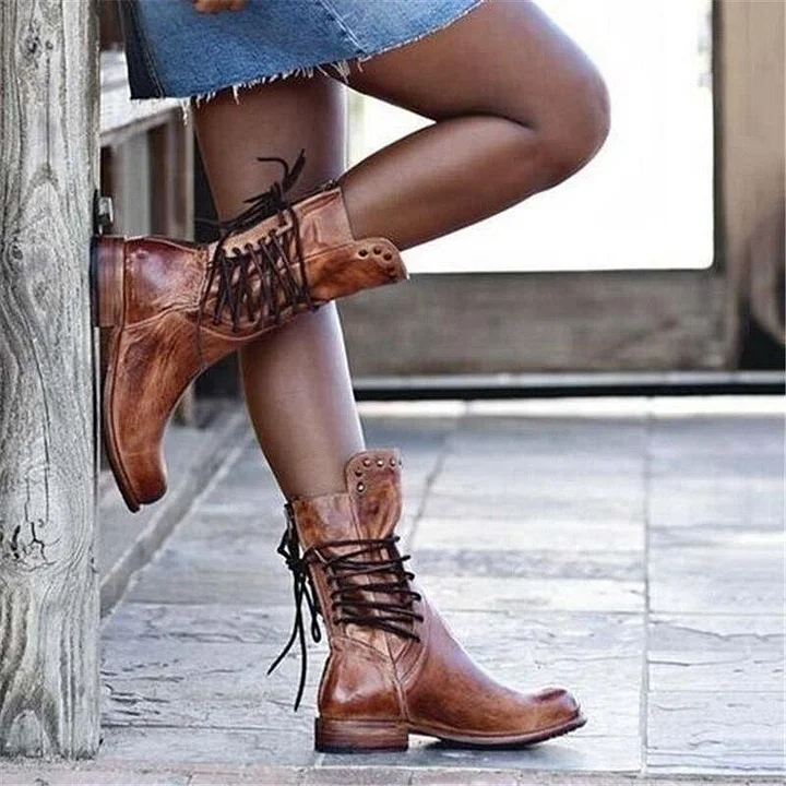 Vintage Schnürstiefel 