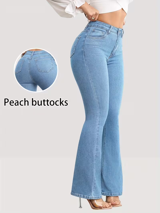 CurveLift | High-Waist Stretch Schlagjeans