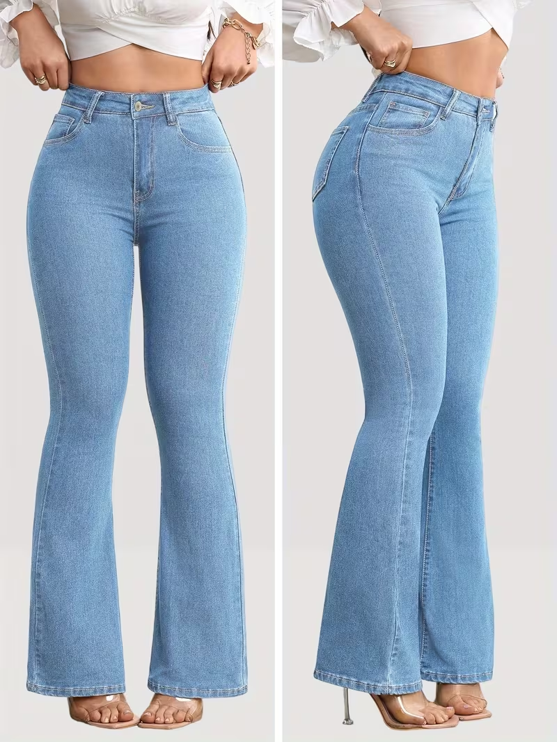 CurveLift | High-Waist Stretch Schlagjeans
