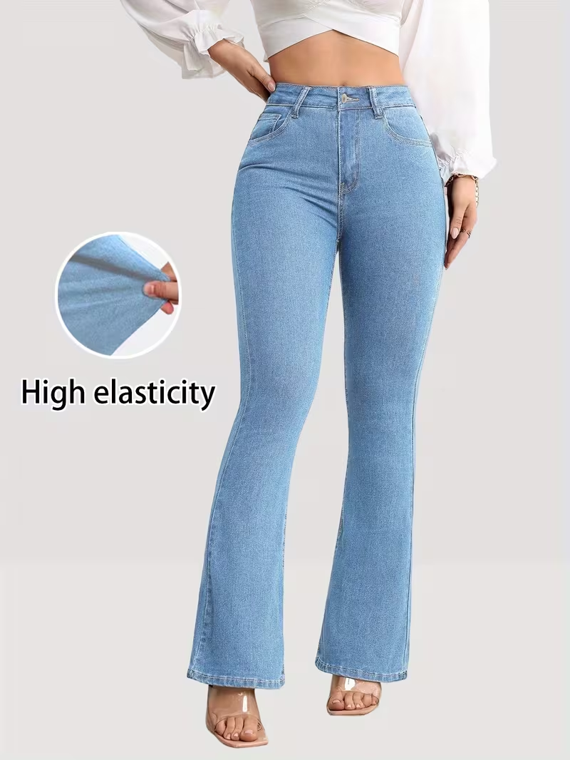 CurveLift | High-Waist Stretch Schlagjeans