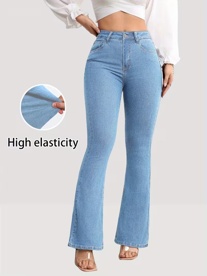 CurveLift | High-Waist Stretch Schlagjeans