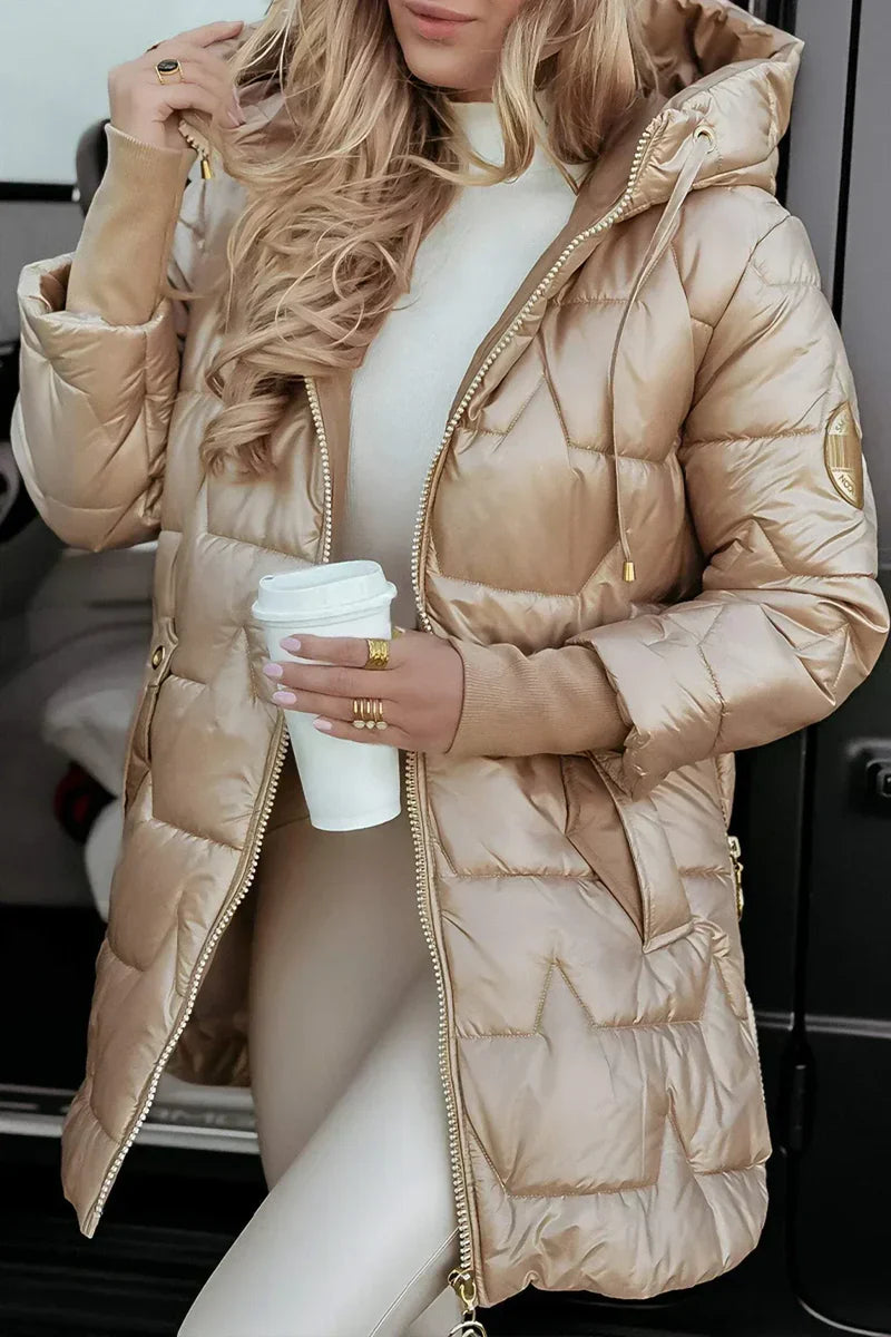 Kate™ | Eleganter Wintermantel mit Kapuze