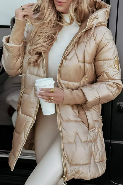 Kate™ | Eleganter Wintermantel mit Kapuze