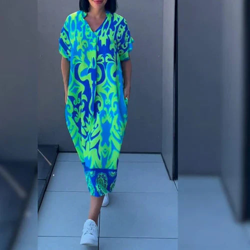 Elena™ - Elegant Floral Dress